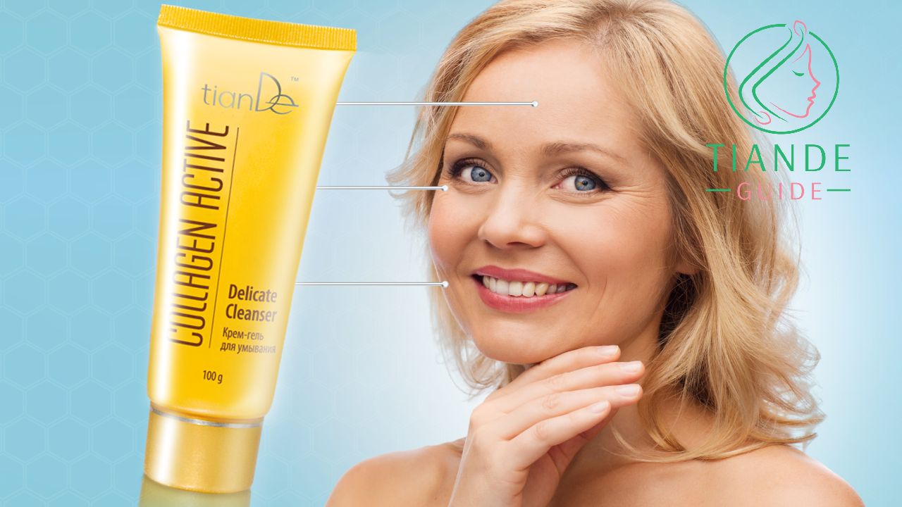 La crema-gel colágeno, 12701 TianDe Limpia suavemente la piel de impurezas y maquillaje, mantiene la humedad natural. Refuerza el sistema inmunológico de la piel