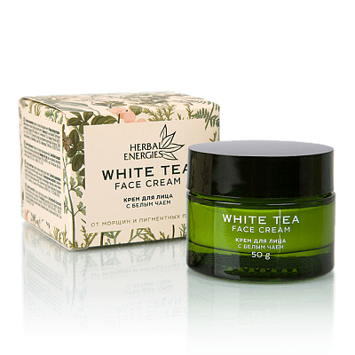 crema facial con té blanco herbal energies tiande guide