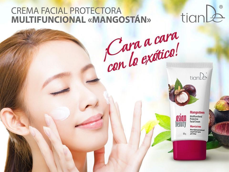 14904 TianDe, Crema de Protección Multifuncional para la Cara  "Mangostán", 50g