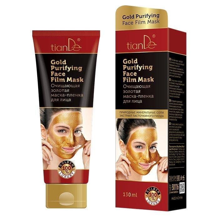 50116 Mascarilla facial limpiadora de oro, "Oro puro" en el cuidado de la piel.