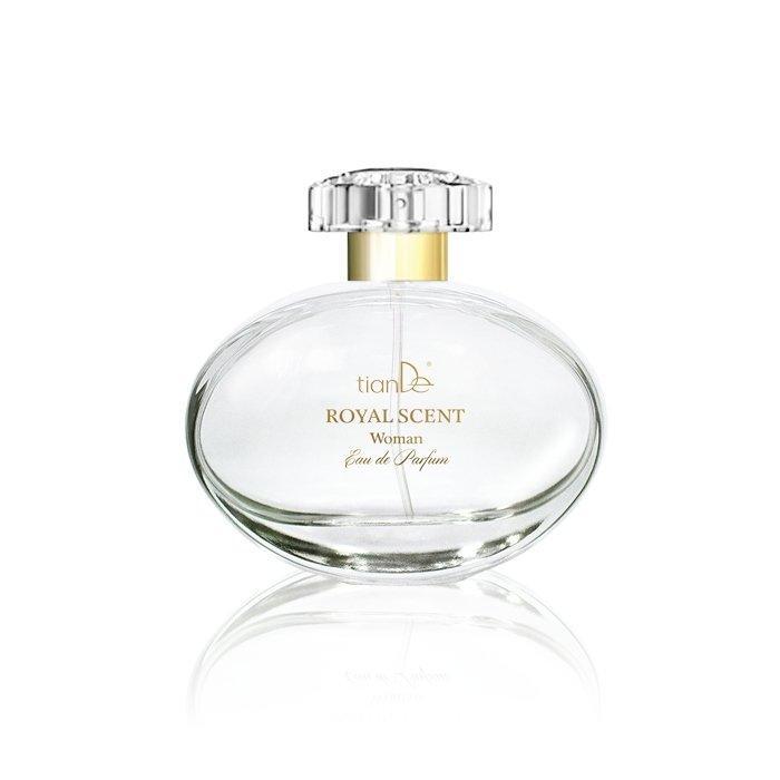 70143 Eau de Parfum Royal Scent Woman, TianDe, 50 ml, Delicado aroma a frutas, flores y hojas verdes