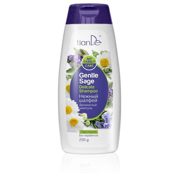 25704 Delicado shampoo "Sutil Sage", tianDe, 250g, Siente el frío del bosque en tu cabello!