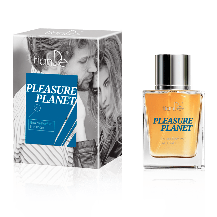 70146, Eau de parfum, Hombre, "Pleasure Planet", tianDe, 50 ml, para Hombres Valientes y Activos