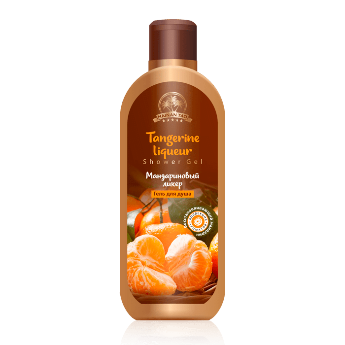 32623 Gel de ducha de licor de mandarina,  tiande, 250g, aroma selecto de mandarina fresca