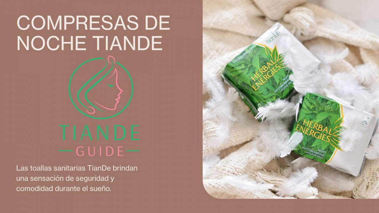 Las toallas sanitarias TianDe brindan una sensación de seguridad y comodidad durante el sueño.