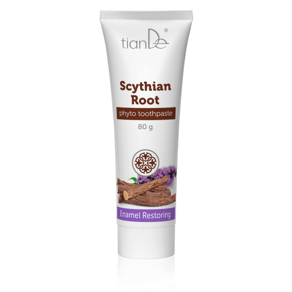 Pasta de Dientes Restauradora del Esmalte basada en Raíz de Escita, 65913-1 TianDe, 80 g, Remineralización natural