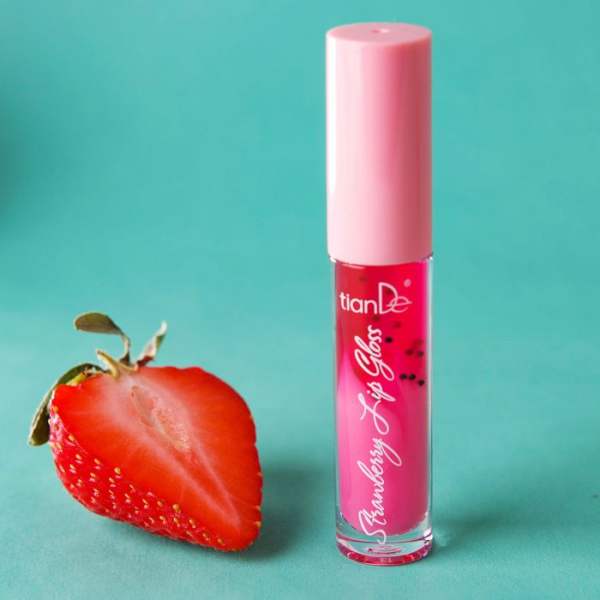 Brillo de labios de fresa, TianDe 80144, El sabor del verano en los labios tiande guide