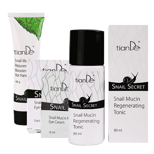 La mucina de caracol es un ingrediente cosmético de primera calidad, rico en valiosos componentes, y la base de la gama Secreto de Caracol. Calma eficazmente la irritación, estimula la síntesis de colágeno y elastina, equilibra la grasa de la piel y la suaviza. ¡Consigue tres productos de esta gama diseñados para una juventud duradera a un precio increíble!