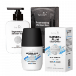 Compra el Bálsamo Regenerador para Después del Afeitado y llévate GRATIS el Desodorante Natural de Alumbre con Prebiótico "Men's Choice"