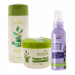 Compra 2 productos: Champú para revertir la caída del cabello + Crema bálsamo para revertir la caída del cabello y llévate GRATIS un desodorante corporal en spray de alunita y salvia natural